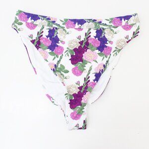 Dippin Daisys Ultra Wild Iris Floral High Waist Swim Bottom